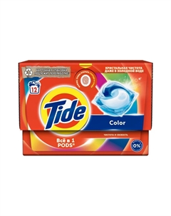 Капсулы для стирки Color 12х16.8г Tide