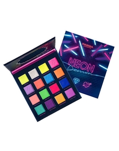 Набор теней для век NEON Demon 16 оттенков Parisa cosmetics