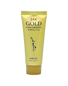 Пенка для умывания Хи Юль с 24-каратным золотом HEEYUL 24K GOLD FOAM CLEANSING Lebelage