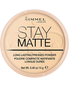 Матирующая пудра для лица Stay Matt Rimmel