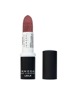 Помада для губ матовая Immoral Mat Lipstick Layla