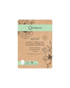 Маска для лица гиалуроновая увлажняющая RITUAL SPA-AT-HOME EXFOLIATORS AND MASKS Qiriness