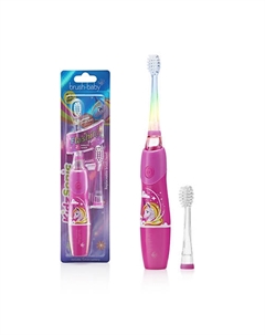 BRUSH-BABY KidzSonic Звуковая зубная щетка Единорог от 3 лет Brush-baby