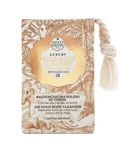 Мыло Luxury Gold Body Cleanser on a Rope Nesti dante