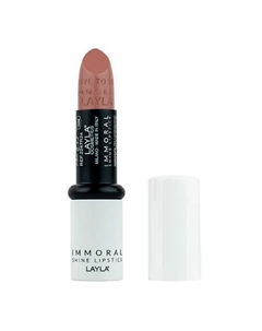 Помада для губ блестящая Immoral Shine Lipstick Layla