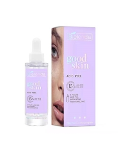 Смываемая кислотная сыворотка с AHA+PHA кислотами GOOD SKIN ACID PEEL 30.0 Bielenda