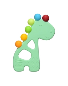 Прорезыватель силиконовый Rainbow giraffe Uviton