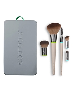 Набор кистей для макияжа (5 сменных насадок и 2 ручки) Interchangeables Daily Essentials Total Face Kit Ecotools