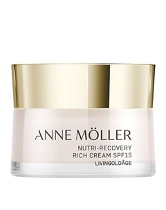 Крем для лица питательный Livingoldage Nutri-Recovery Rich Cream SPF15 Anne moller