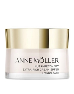 Крем для лица супер-питательный Livingoldage Nutri-Recovery Extra-Rich Cream SPF15 Anne moller