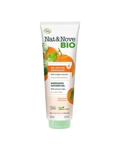 Бодрящий гель для душа Nat & Nove Bio Shower Gel Keranove