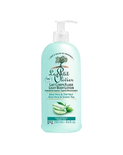 Молочко для тела экспресс увлажнение Алоэ Вера-Зеленый чай Aloe Vera & Green Tea Body Lotion Le petit olivier