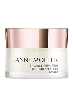 Крем для лица питательный Rosage Balance Repairing Rich Cream SPF15 Anne moller