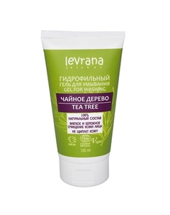 Гель для умывания гидрофильный Чайное дерево Tea Tree Gel for Washing Levrana