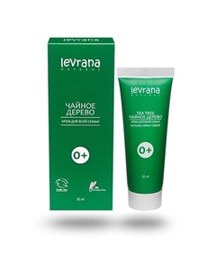 Крем для всей семьи Чайное дерево Tea Tree Natural Family Cream Levrana