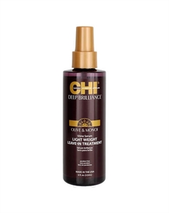 Несмываемая сыворотка-сияние для волос Deep Brilliance Lightweight Leave-In Treatment Chi