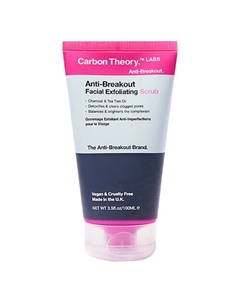 Скраб для лица Charcoal & Tea Tree Oil Breakout Control Facial Exfoliating Scrub Carbon theory