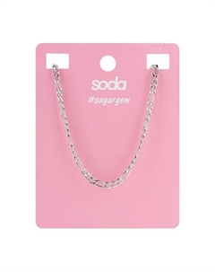 Ожерелье CHAIN SILVER COLOR #sugargem Soda