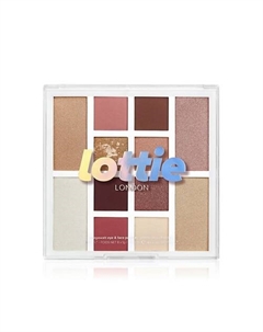 Палетка теней для век и хайлайтеров Megawatt Palette Lottie london