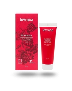 Крем для лица тонизирующий Малина Raspberry Natural Facial Cream Levrana