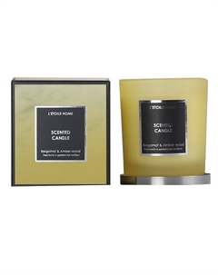 Ароматизированная свеча Bergamot & Amber wood Letoile home