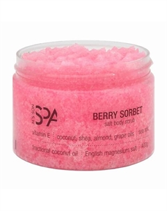 Антицеллюлитный скраб для тела с Английской солью BERRY SORBET 400.0 M's'son spa