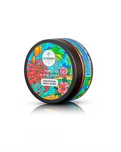 Крем-масло для тела Манго и розовый имбирь Mango & Pink Ginger Natural Body Cream-Butter Ecocraft