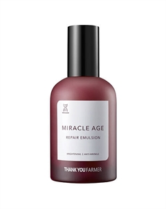 Эмульсия для лица антивозрастная восстанавливающая Miracle Age Repair Emulsion Thank you farmer