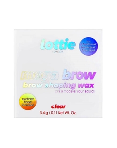 Воск для укладки бровей Mega Brow Clear Lottie london