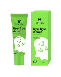 Очищающая пилинг-маска против акне Bye Bye Acne 50.0 Holly polly