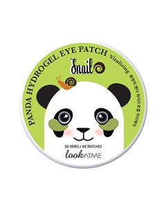 Патчи для глаз гидрогелевые с секретом улитки Panda Hydrogel Eye Patch Snail Look at me