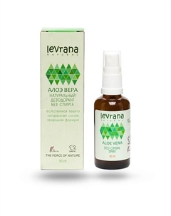 Дезодорант натуральный Алоэ Вера Aloe Vera Deo Crystal Spray Levrana