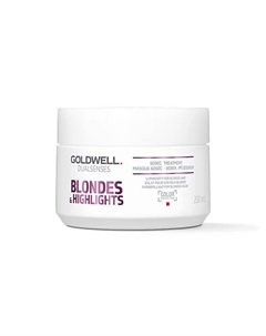 Маска для осветленных и мелированных волос Dualsenses Blondes & Highlights 60 Sec Treatment Goldwell