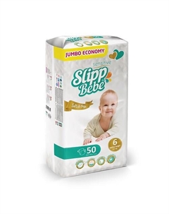 Подгузники для детей JUMBO № 6 50.0 Slipp bebe