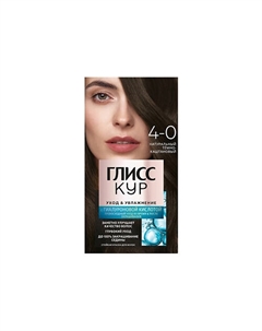 Стойкая краска для волос Уход&Увлажнение Care&Moisture Gliss kur