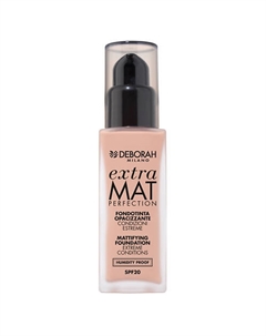 Тональная основа матирующая EXTRA MAT PERFECTION MATTIFYING FOUNDATION Deborah milano