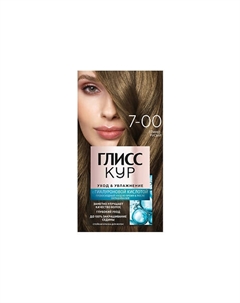 Стойкая краска для волос Уход&Увлажнение Care&Moisture Gliss kur