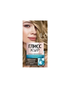 Стойкая краска для волос Уход&Увлажнение Care&Moisture Gliss kur