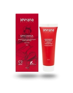 Крем для лица дневной омолаживающий Брусника Lingonberry Anti-Age Facial Cream Levrana