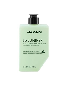 Шампунь для волос и тела универсальный 5α Juniper Aromase