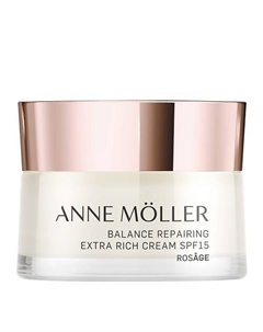 Крем для лица супер-питательный Rosage Balance Repairing Extra-Rich Cream SPF15 Anne moller