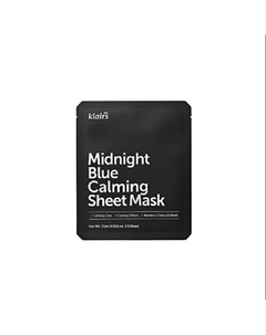 Маска тканевая успокаивающая Midnight Blue Calming Sheet Mask 25.0 Dear, klairs