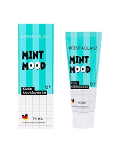 Детская зубная паста Mint Mood Kids Toothpaste #dentaglanz