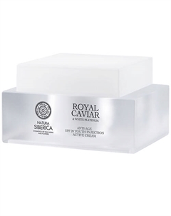 Крем для лица пептидный Инъекция молодости ROYAL CAVIAR SPF20 anti-age Natura siberica