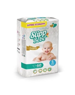 Подгузники для детей JUMBO № 5 60.0 Slipp bebe