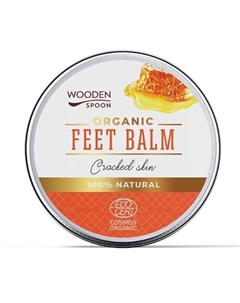 Бальзам для ног для потрескавшейся кожи Feet Balm Cracked Skin Wooden spoon