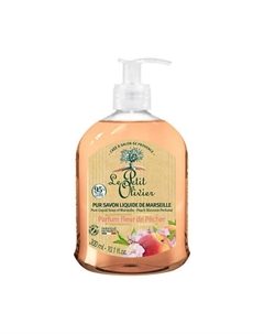 Мыло жидкое марсельское цветок Персика Parfum Fleur de Pecher Liquid Soap Le petit olivier