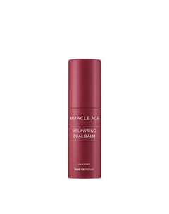 Бальзам-стик для лица увлажняющий антивозрастной Miracle Age Melawring Dual Balm Thank you farmer