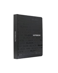 Блокнот для записей в линию Total Black Myart