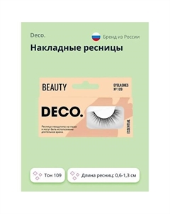 Накладные ресницы ESSENTIAL №109 1.0 Deco.